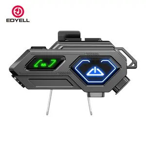 EDYELL Branding Helmet Headset Motorcycle Bluetooth Headset Latest AI Audio Headset IPX5 water resistant noise reduction