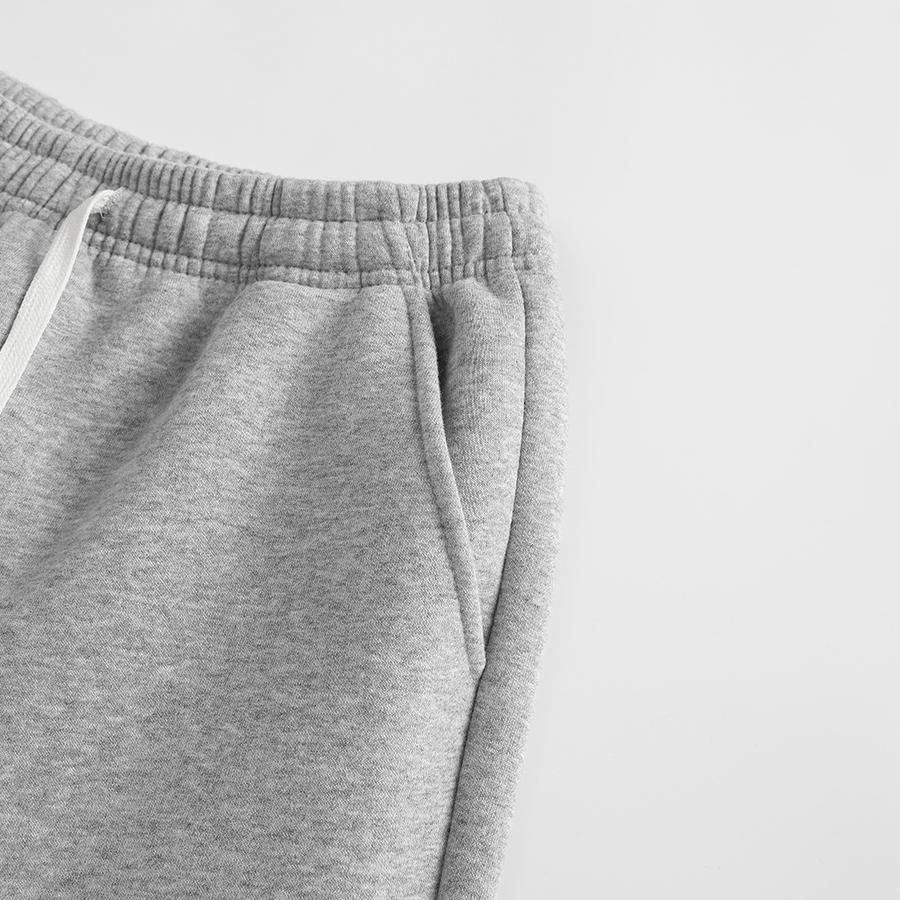 Men's 3-Pack Baggy Wide-Leg Thick Cotton Blend Sweatpants - High Waist with Drawstring, Street Style Bottoms for Winter Loungewear, Activewear