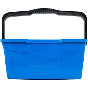 Professional 3 Gallon Bucket – Compact Cleaning Bucket, Comfort-Grip Handle, 2 Pour Spouts, Portable Cleaning Supplies, Plastic Mop Bucket for Floor, Window & Household Cleaning