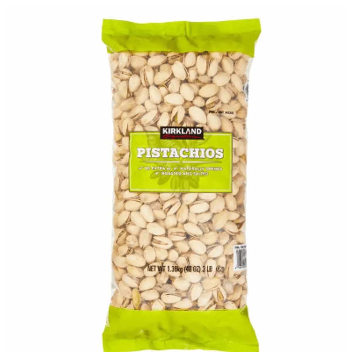 Kirkland Signature In-Shell Roasted and Salted Pistachios, 3 lbs Snack Nut Protein