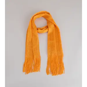 Soft Glow Lurex Fringe Scarf