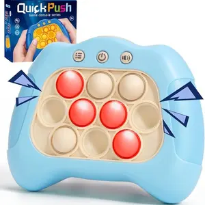 Handheld Speed Push Game Console, Fun Multiplayer Family Game, Sensory Fidget Toy, Christmas Gift for Kids 6-12 Years, Road Trip Car Game Light