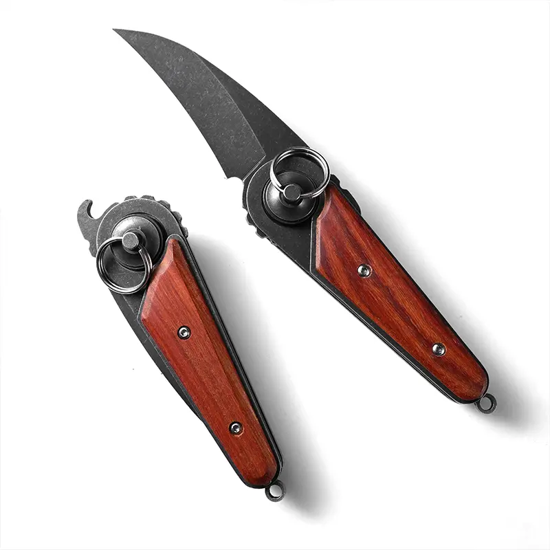 Mini Mechanical Folding Pocket Kitchen Knife - Portable, Convenient Cutting Tool for Outdoor Camping, Unpacking Parcels, Daily Use, Ideal Gift Choice