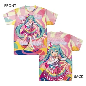 Hatsune Miku Miku Expo 2026 All Over Print T-Shirt – Colorful Anime Vocaloid Graphic Tee for Men Women Unisex, Concert Idol Fan Merch, Streetwear Summer Shirt S-3XL