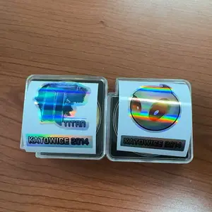 Holographic Car Sticker, Vibrant Colors, Realistic Details, Titan Design, Suitable for Luggage, Gaming Accessories, Water Bottles, Universal Car Sticker