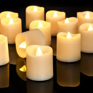 24pcs LED Candles Flameless Candle Battery Operated, 200+Hours Fake Electric LED Candles Tea Lights