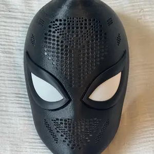 Spiderman Faceshell, MCU Style, Custom 3D Printed Mask, Magnetic Lenses, Personalized Cosplay Prop, Durable PETG Faceshell