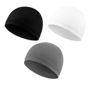 3 Pcs Skull Caps ，Soft Lightweight Beanie Hats， Moisture-Wicking Stretchy Breathable Helmet Liner for Men/Woman,Stretchy Helmet Liner Biking Accessory Back To School Birthday Outfit Machine