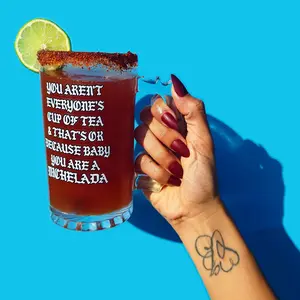 Glass Michelada Mug Glass Michelada Mug