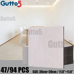 47 piece/94 piece set, Gutto5 self-adhesive carpet sticker, pet rest pad, home floor renovation sticker, available in multiple colors, easy to cut, suitable for DIY projects, versatile for wall and floor, creatively spliced in different colors.