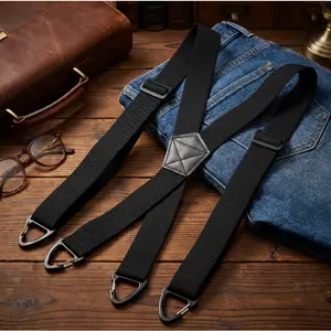 1.5" X-Back Work Suspenders – Hidden, Adjustable & Comfortable