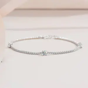 Sparkling Pavé Tennis Bracelet - Features Sterling Silver, AAA Cubic Zirconia Timeless Collection Bracelet for Women - Gift for Her