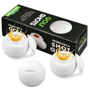 Golf Shots|   Golf Ball Shaped Shot Glass Set – Fun Gift, Unique and Funny Gifts For Dad, Husband, Golfers and Men.Golfer Christmas Gift, Stocking Stuffer, or White Elephant.