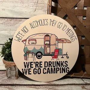 Camping Gift, Funny Camping Sign, RV Sign, RV Gift, Camping Sign, Drunk Campers, Gift for Campers