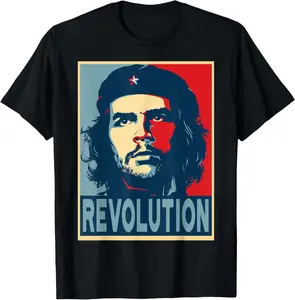 100% Cotton Che Guevara Revolution T Shirt, Hope Style T-Shirt