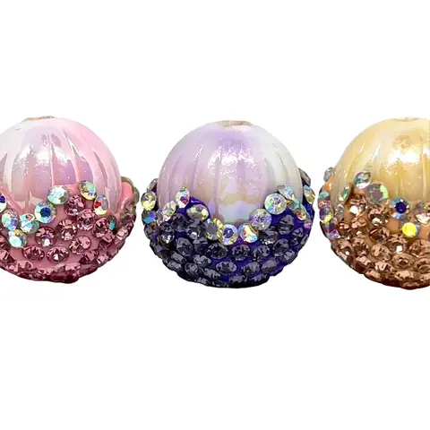 Enchanted Mermaid Luxury Beads - Fancy Rhinestone Beading & Jewelry Making Crystal Diy Charms