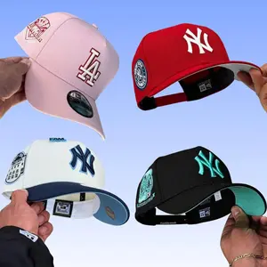 New Era NY Yankees 9FORTY Snapback Hat White Red Adjustable Baseball Cap Streetwear, Cap for Men, Gift of Dad
