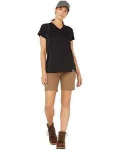 Ariat Women's Rebar Field Khaki Durastretch Made Tough Work Shorts - 10039152