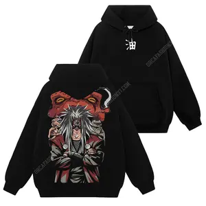 [Konoha Shop] Limited Jiraiya Toad Sage Legendary Sannin - Naruto Shippuden #53 Hoodie T-Shirt Sweatshirt, Retro Vintage Unisex Graphic 90s Cotton, Gift For Wibu Ninja Shinobi , Anime Manga Y2K Streetwear