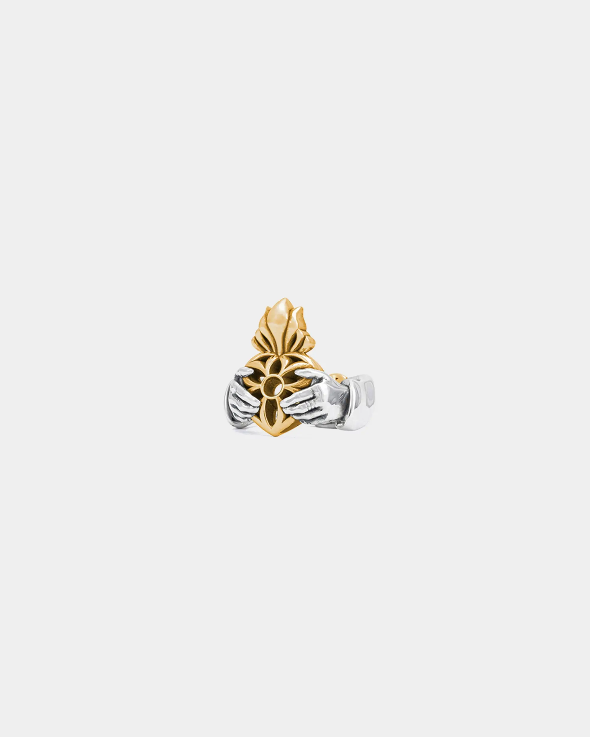Claddagh Ring | Two-Toned - Large