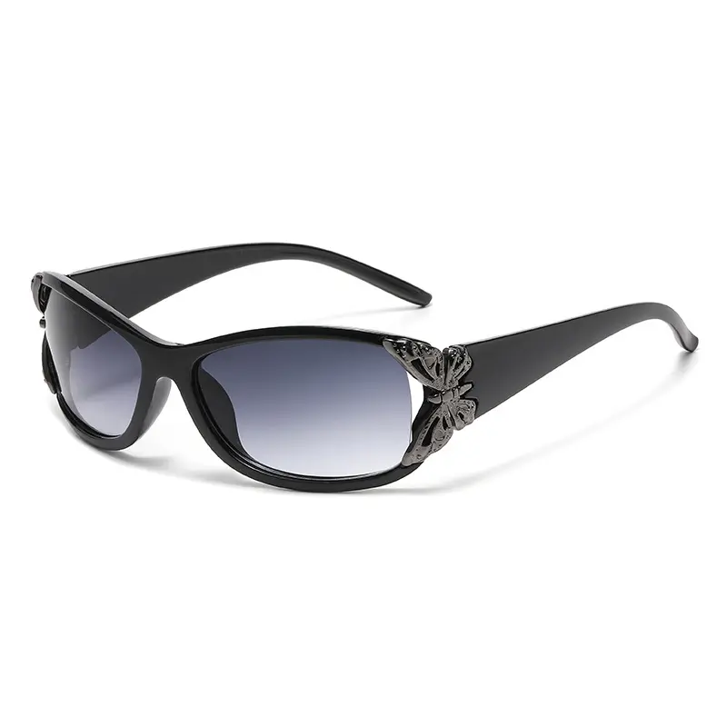 Bright black frame gradually graying out