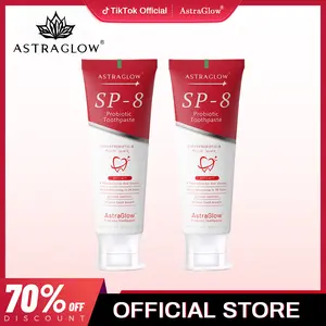 AstraGlow SP-8 toothpaste Set– Fluoride-Free  Your Oral Care Essential: Eliminating Tooth Stains Efficiently, Hindering Tooth Decay Effectively a- Refreshing Your Breath Instantly.