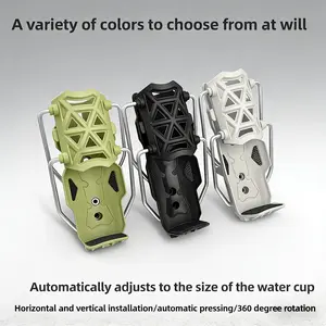 Universal Water Bottle Holder Adjustable Rotatable Electric Bike Cup Rack, Scooter Mounting Accessory, Durable & Easy Install