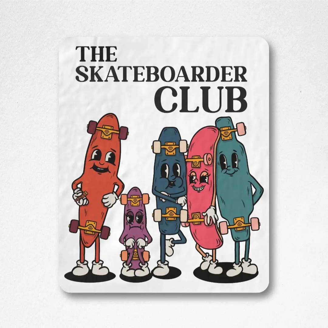 The Skateboarder Club - SkateBuddy Sticker