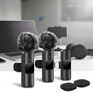 Type-C plug & Play Wireless Lavalier microphone: Ultra-Portable Sound kit for TikTok, YouTube, Vlogging, Live Streaming & Content Creation. Noise Cancelling, Hd audio for Video & podcast Recording.