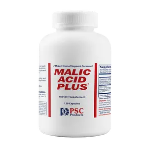 Malic Acid Plus® - Natural Energy Support with Malic Acid, Magnesium, Vitamin B6 & Chromium - 120 Capsules for Daily Vitality & Well-being