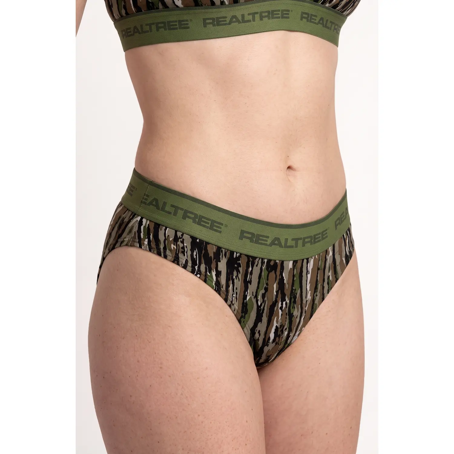 The Barking Up | Shinesty Realtree x Shinesty Bark Camouflage Thong Underwear with Waistband