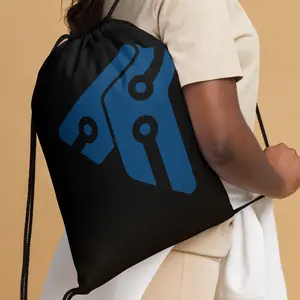 Black Bag with Blue Design as shown - No Warranty Backpack Style