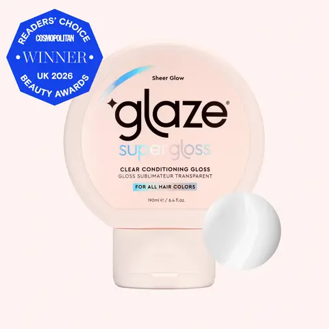Glaze Supergloss Sheer Glow, Clear Glaze & Glossing Conditioner (All Hair Types & Colors)