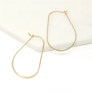 Small Teardrop Lightweight Hoop Earrings