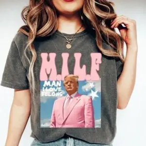 JL7 Boutique Men's Top: Felon Trump 2024 Shirt, Trump Supporter Vote Tee