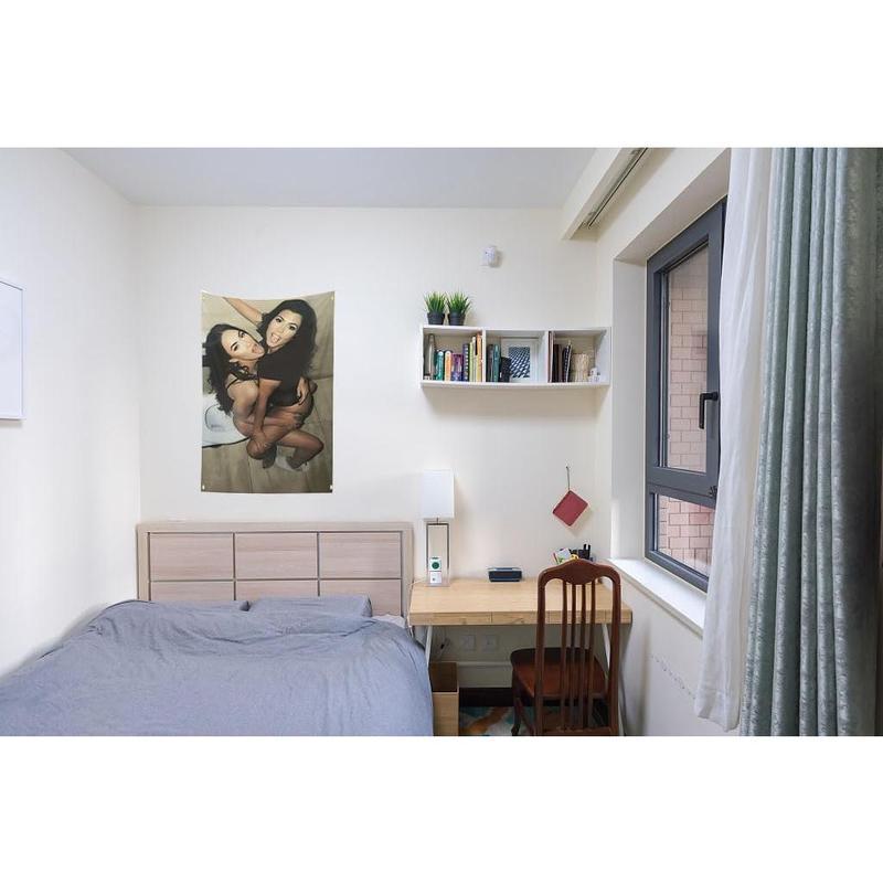Megan Fox And Kourtney Kardashian Tapestry 40x60 IN for Bedroom Living Room Dorm Home Decor Decoration Hanging