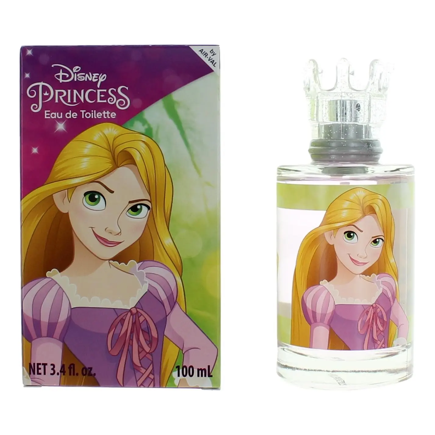 Disney Princess Rapunzel by Disney Princess, 3.4oz EDT Spray for Girls, 3.4 Fl. Oz., Girls' Fragrance, Princess Theme