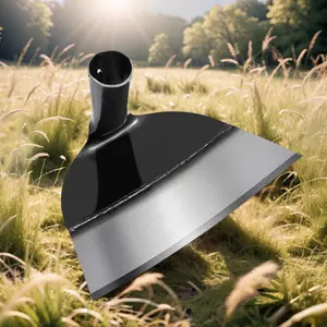 Vaseeka Heavy Duty 10.23" Wide Hoe High Manganese Steel Blade Multi-Functional for Weeding Tilling & Landscaping Projects Durable Versatile Gardening Tool