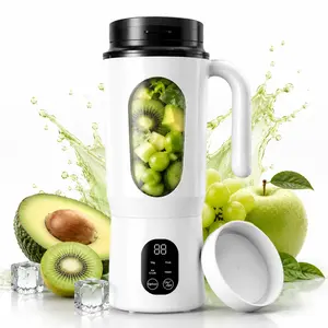 Portable Blender for Shakes and Smoothies, 20 Oz BPA Free Travel Cup & Lid, 12-Blade Durable Stainless Steel, Personal Smoothie Blender