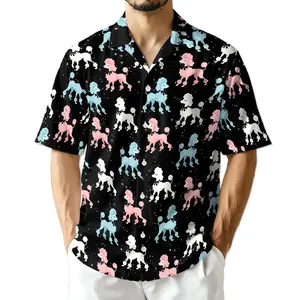 Poodle Hawaiian Shirt Cute Pet Owner Dog Lovers Unique Beach Summer Tee, Poodle Beach Shirt, Dog Shirts For Men Women, Button Up Shirt