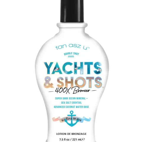 Tan Asz U Yachts & Shots 400X Bronzer 7.5 oz Body Care Lightweight
