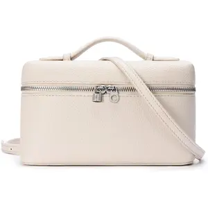 Crossbody Bag for Women Small Top-Handle Pouch Designer Shoulder Handbag Quiet Luxury Leather Trendy Purse