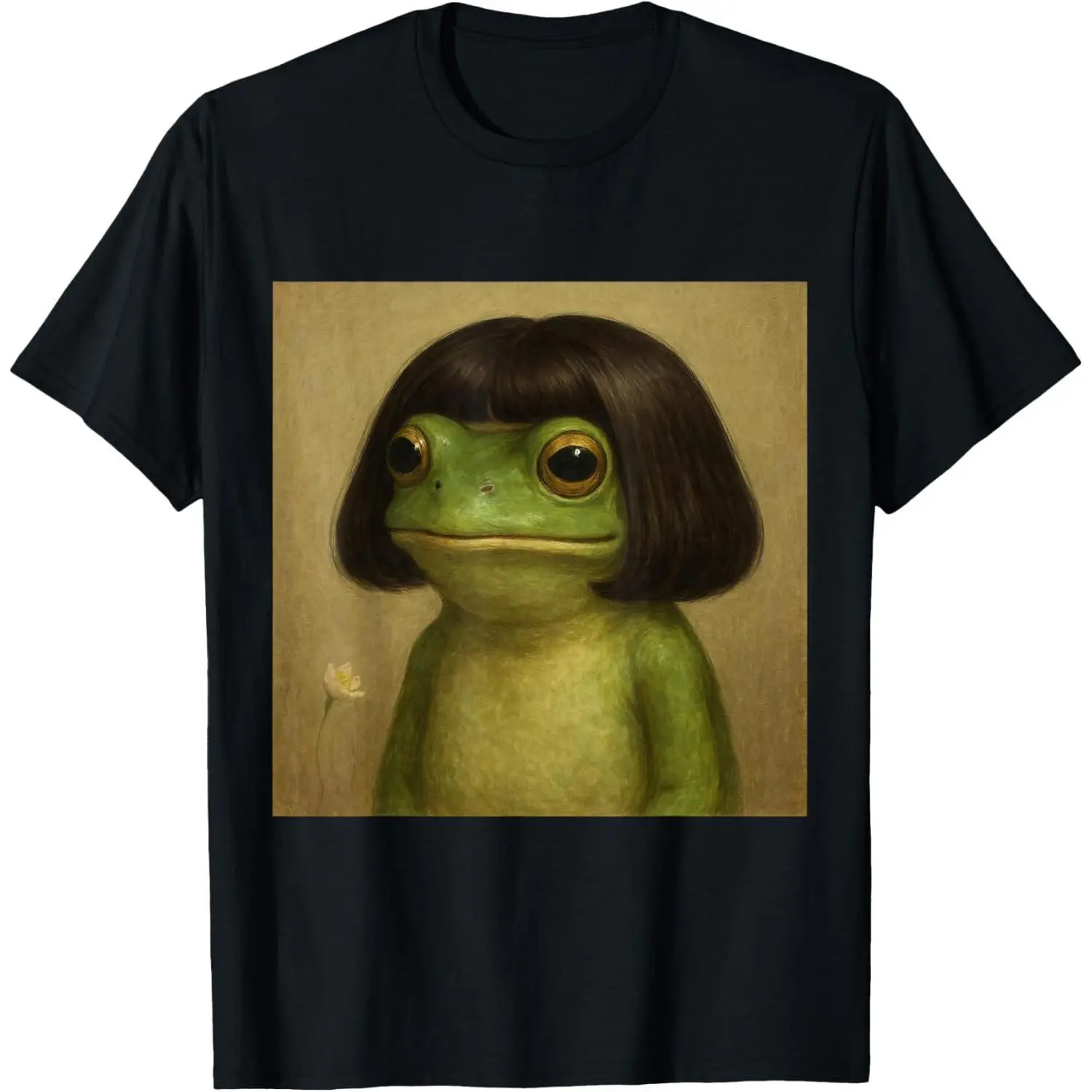 Graphic T-Shirt for Men and Women, Comfortable Casual Short Sleeve with Funny Frog Animal Meme Print