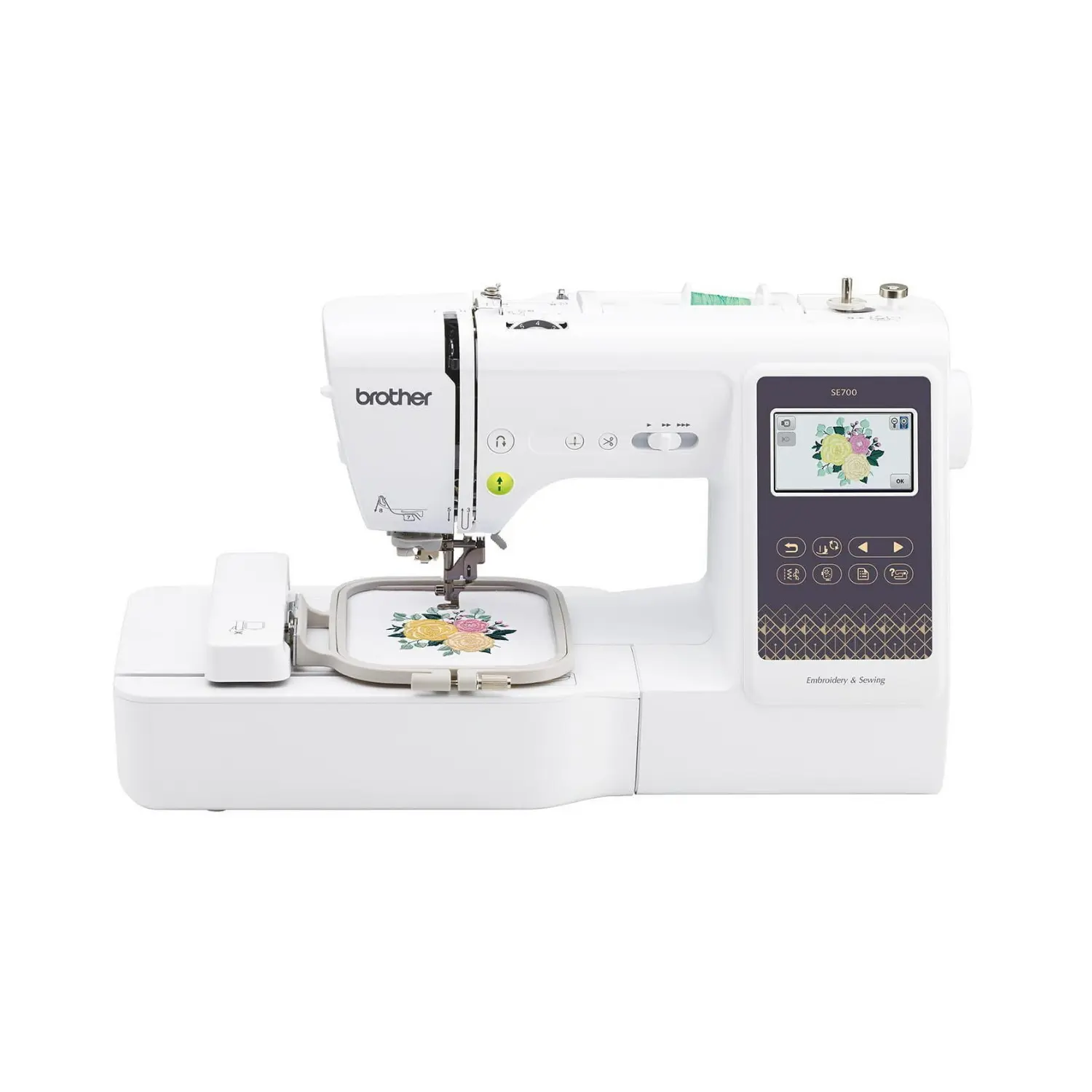 Brother SE700 Elite Computerized Sewing Machine with LCD Touchscreen, Embroidery Function & 135 Designs