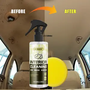 100ML Car Interior Cleaner, Multi-Functional Deep Cleaning Spray, Dashboard Seat Cleaner, Automotive Care Product, Effective Stain Removal