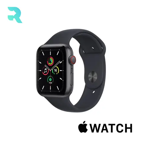 Refurbished Smart Watch (SE 1st Generation 40mm Space Gray) - Excellent Condition, Digital Workout Companion with Charging & Health Detection Capabilities