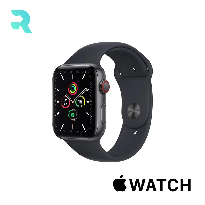 Refurbished Smart Watch (SE 1st Generation 40mm Space Gray) - Excellent Condition, Digital Workout Companion with Charging & Health Detection Capabilities
