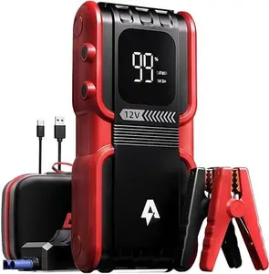 Andeman 4000A Jump Starter with 20000mAh Power Bank, Portable Car Battery Booster Pack, Type-C Quick Charge, 12V Lithium Jumper for up to 8L Gas/7L Diesel Engines, EP-166