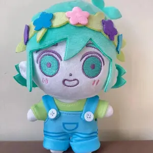 ‌Anime OMORI Basil Cosplay Doll Kawaii Plush Stuffed Cartoon Cute Cotton Doll Collect Room Decorations