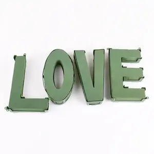 9 Inches LOVE Flower Foam For Valentines and Wedding Flower Decorations